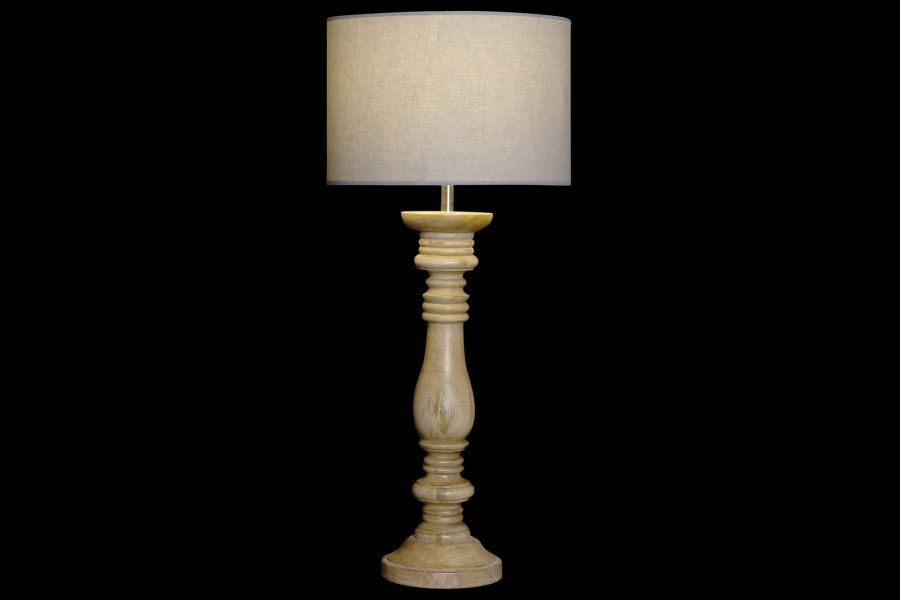 Lampa stołowa Style drewno mango
