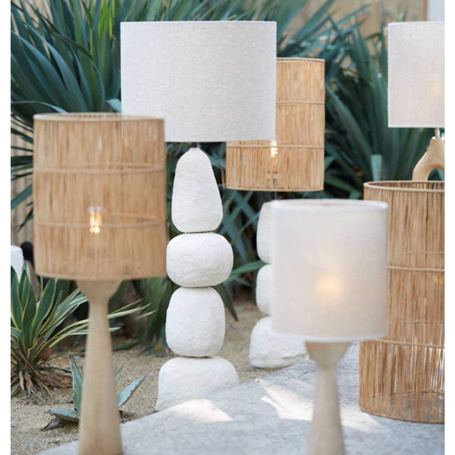 Lampa stołowa Tavira cream 72 cm  - Light & Living