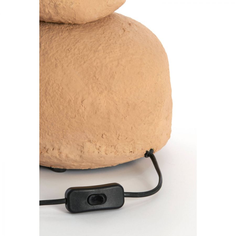 Lampa stołowa Tavira terra brown 72 cm - Light & Living