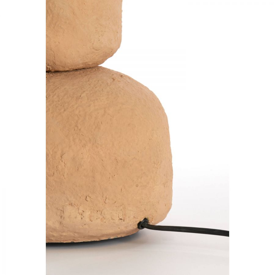 Lampa stołowa Tavira terra brown 72 cm - Light & Living