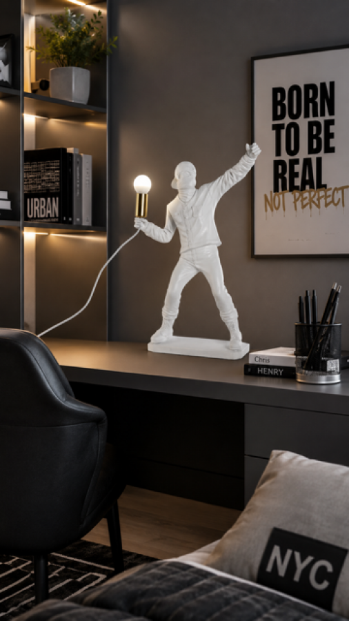 Lampa stołowa Urban biała - Item International