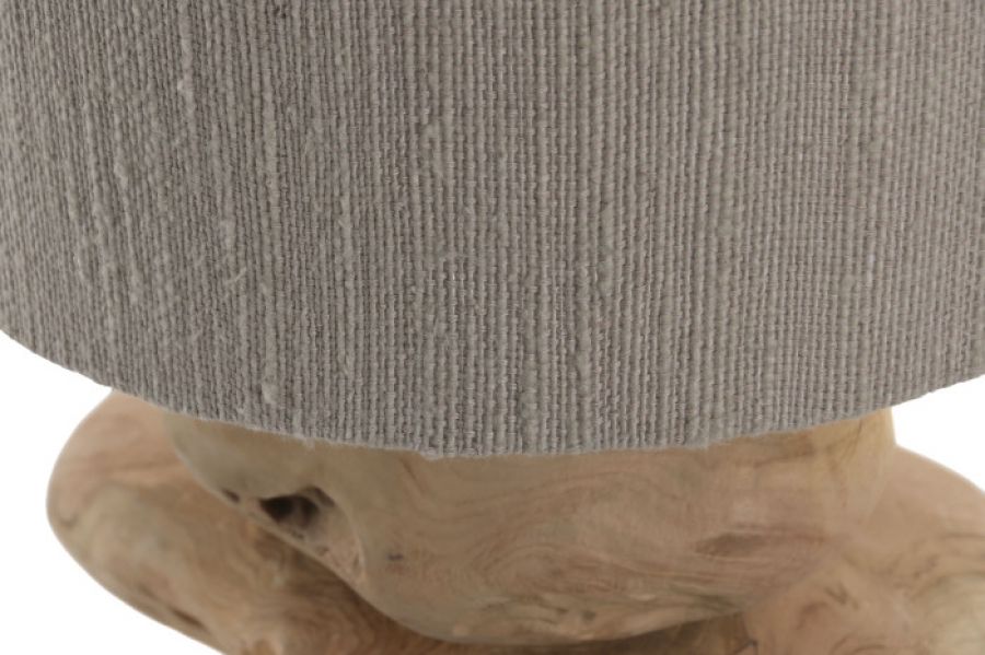Lampa stołowa Woodland stone drewniana - Item International