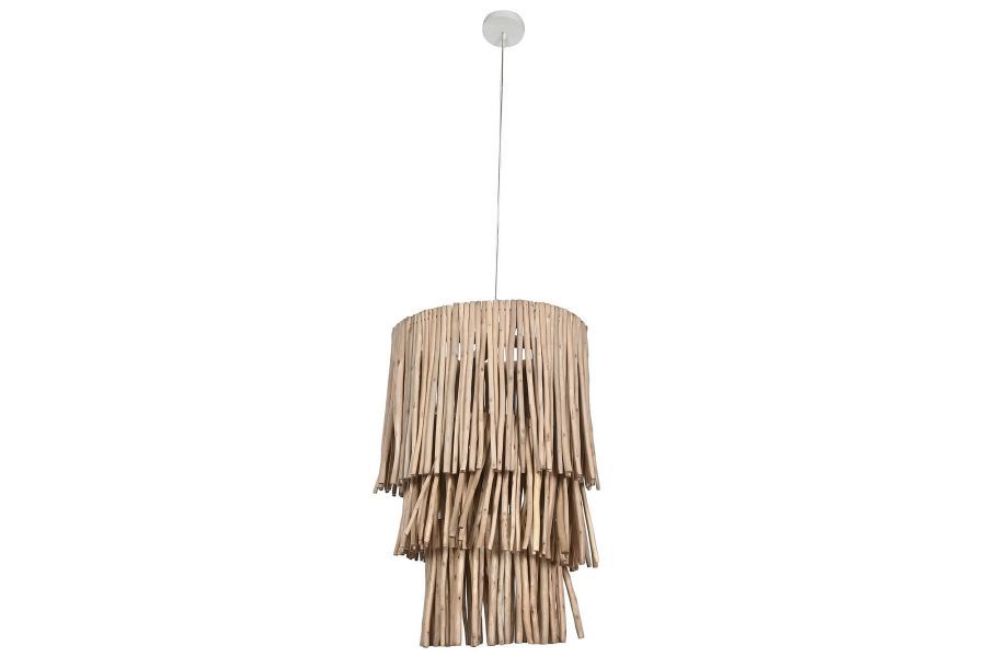 Lampa sufitowa Boho z eukaliptusa