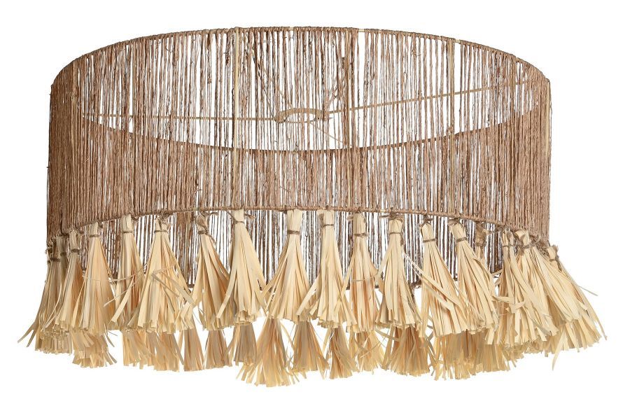 Lampa sufitowa Boho z frędzlami