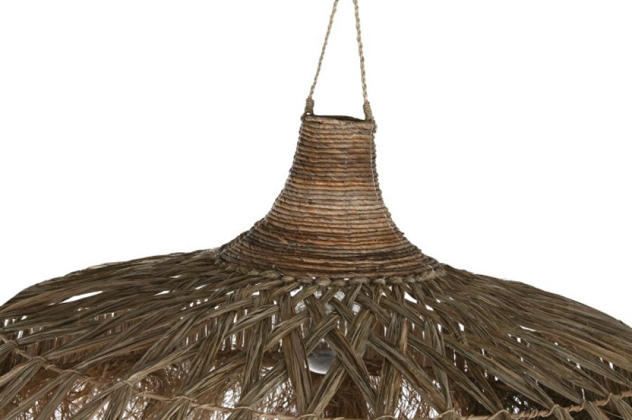 Lampa sufitowa boho z włókien naturalnych 100 cm - Light & Living