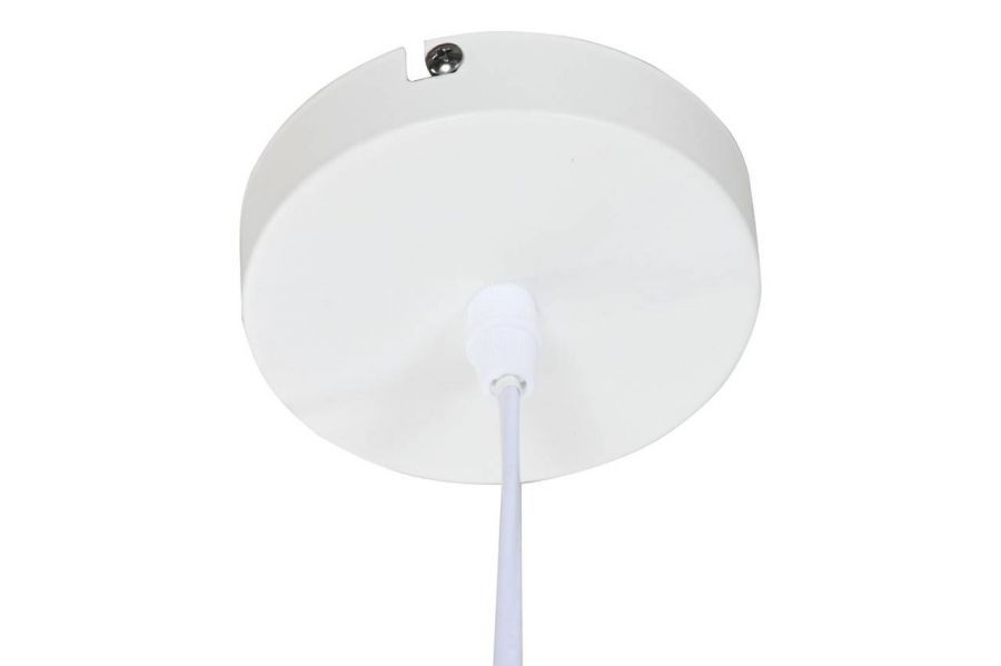 Lampa sufitowa Japandi biała 45 cm