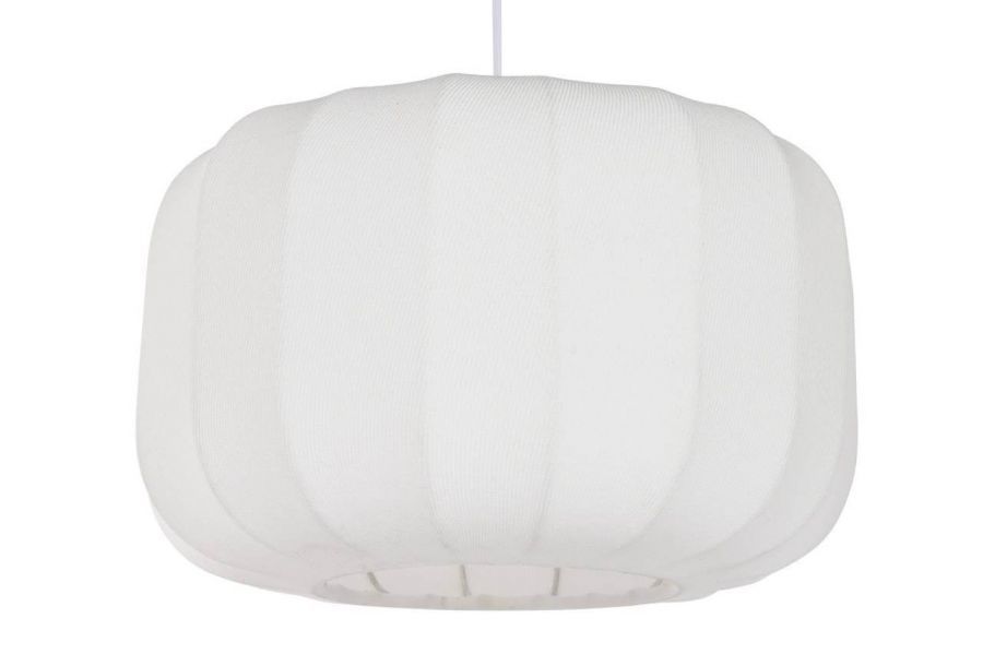 Lampa sufitowa Japandi biała 45 cm