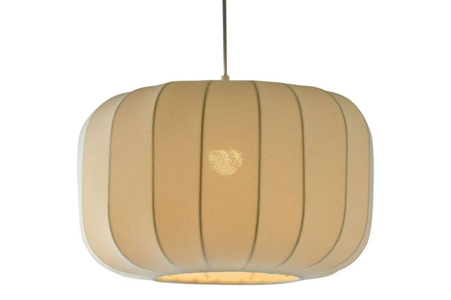 Lampa sufitowa Japandi biała 45 cm