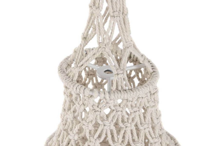 Lampa sufitowa Makrama beżowa 140 cm - Item International
