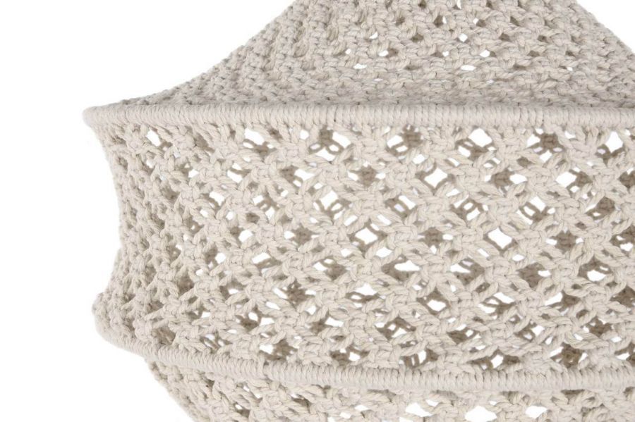 Lampa sufitowa Makrama beżowa - Item International