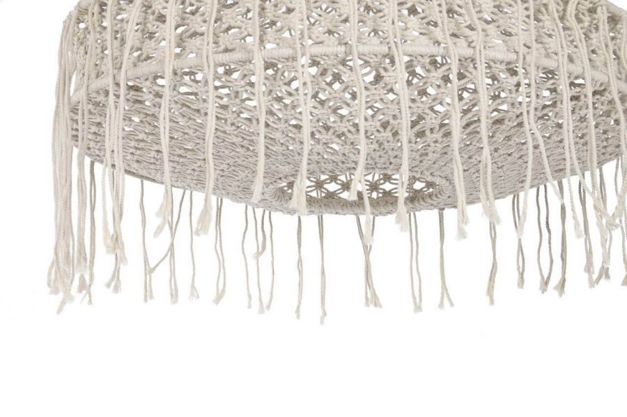 Lampa sufitowa Makrama beżowa 63 cm - Item International