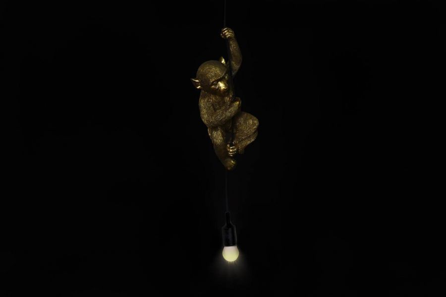 Lampa sufitowa Małpka złota
