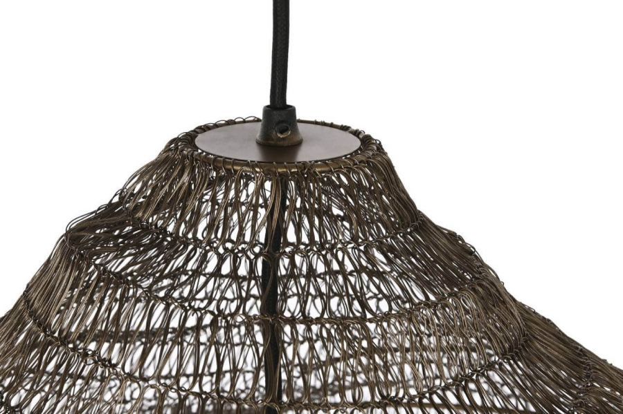 Lampa sufitowa Mesh miedziana 61 cm