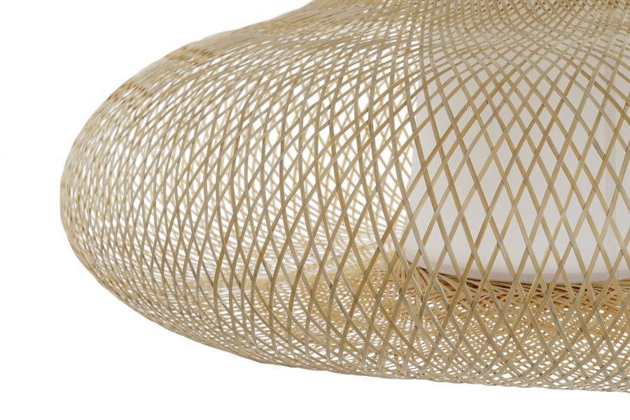 Lampa sufitowa Mushroom bambusowa - Item International