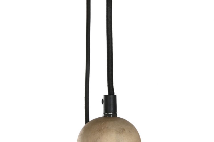Lampa sufitowa Nara z drewna mango - Item International