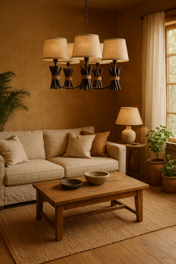 Lampa sufitowa Rustic Rope 