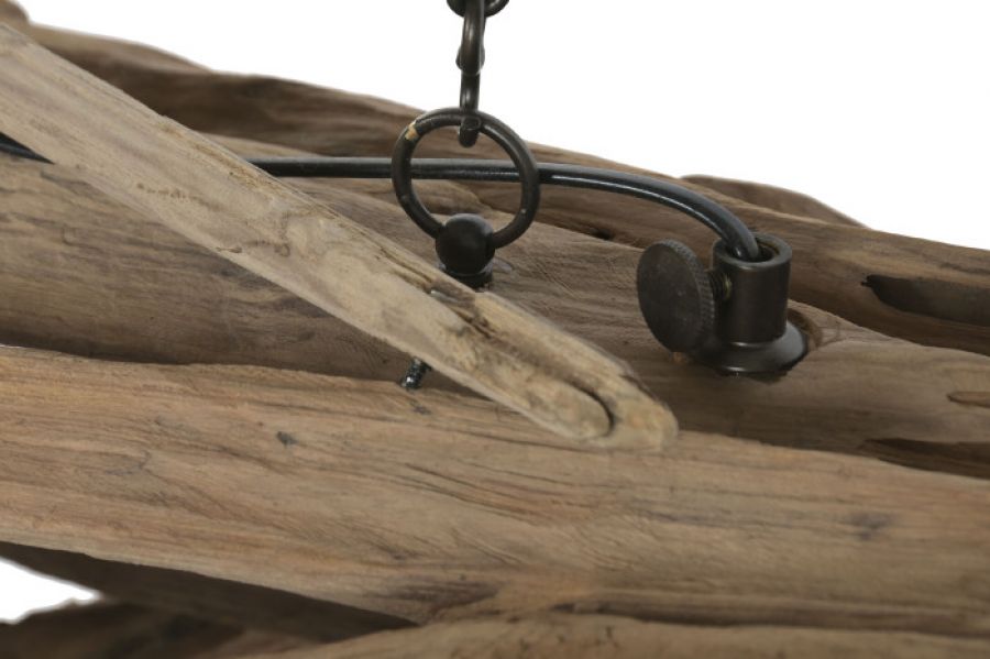 Lampa sufitowa Woodland drewniana 190 cm - Item International