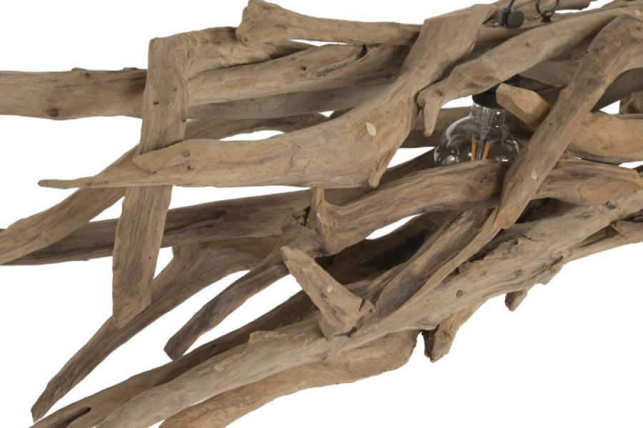 Lampa sufitowa Woodland drewniana 190 cm - Item International