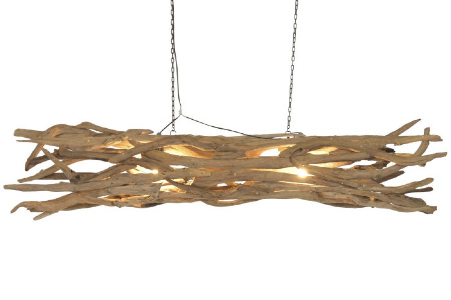 Lampa sufitowa Woodland drewniana 190 cm - Item International