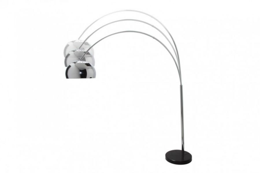 Lampa Ufo chrom podłogowa - Invicta Interior