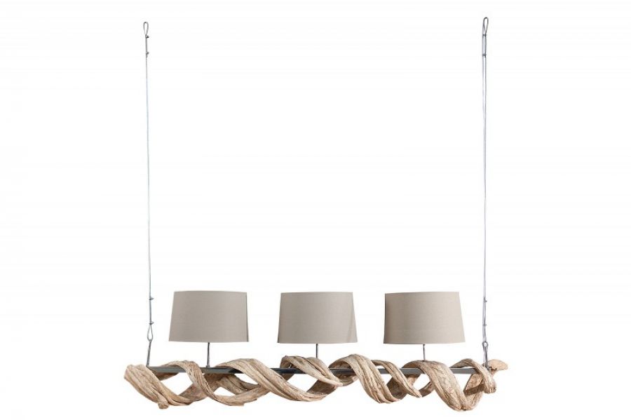 Lampa Vigine drewno z recyklingu  - Invicta Interior