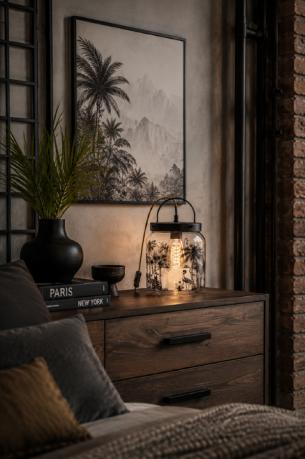 Lampa w słoiku Jungle - Atmosphera