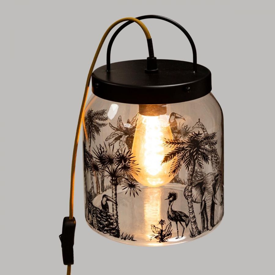 Lampa w słoiku Jungle 