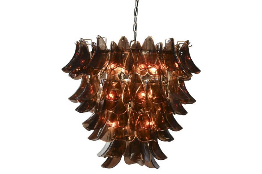 Lampa wisząca Aurea Cascade 80 cm szklana