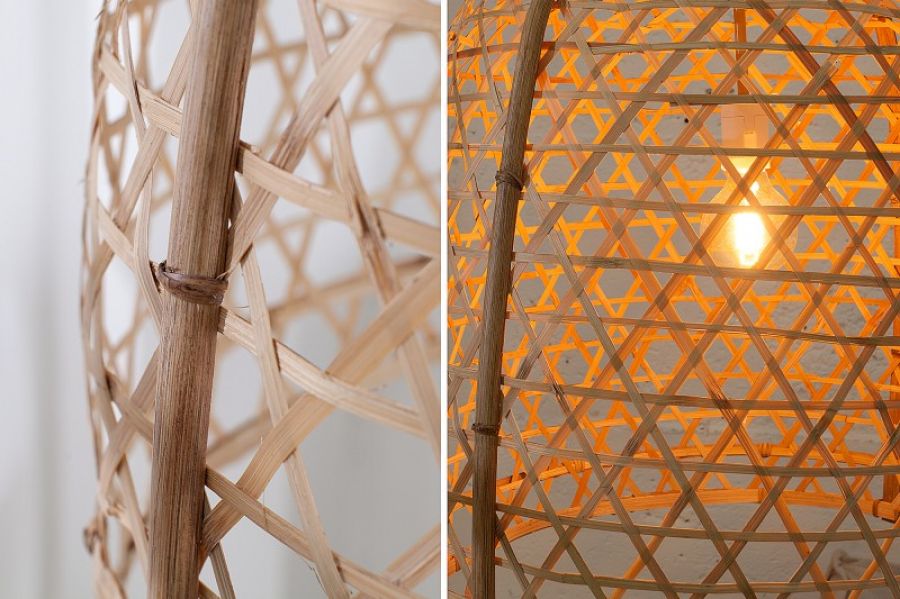 Lampa wisząca Bamboo 60 cm  - Invicta Interior