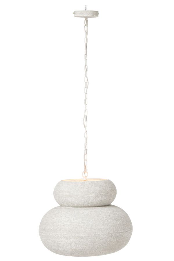 Lampa wisząca Cementa Santorini biała