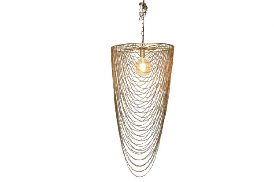 Lampa wisząca Chain Elegance złota 98 cm - Item International
