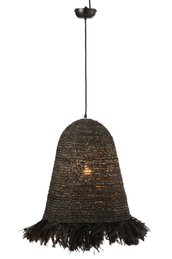 Lampa wisząca Raffia Shadow czarna