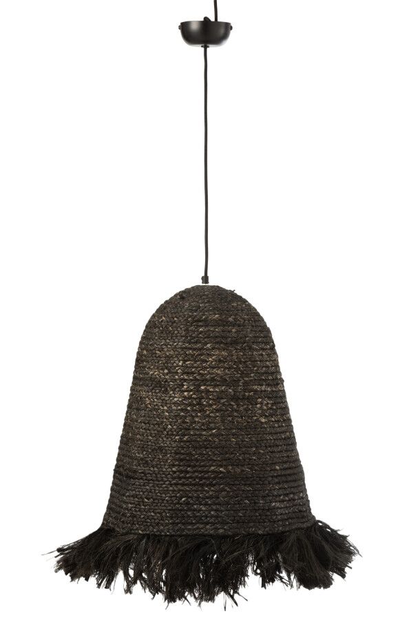 Lampa wisząca Raffia Shadow czarna