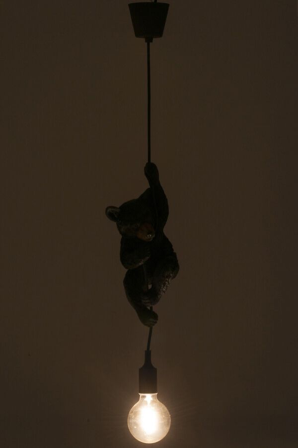 Lampa wisząca Bear Miś czarny
