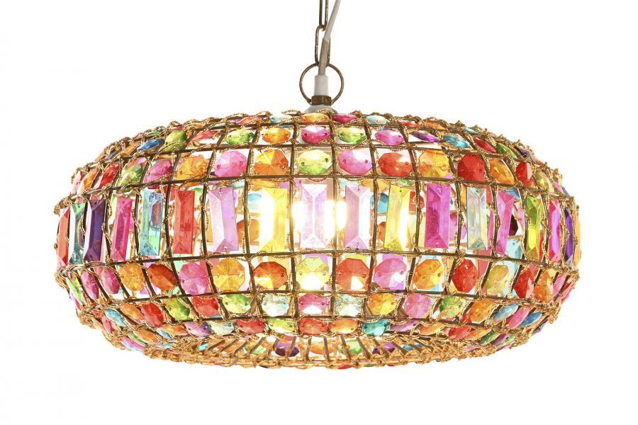 Lampa z kolorowymi diamentami Efez