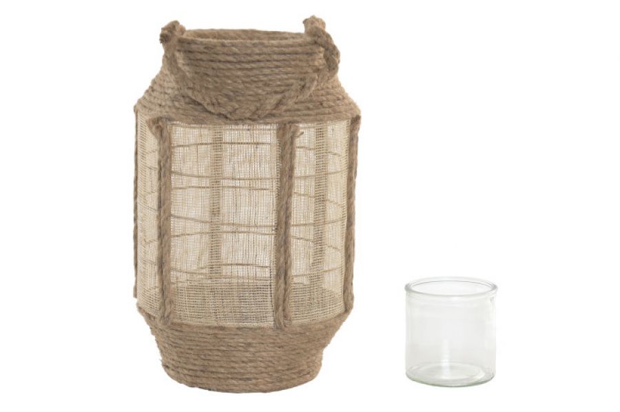 Latarenka jutowa Boho high