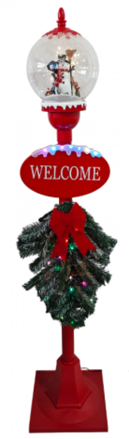 Latarnia Świąteczna LED z pozytywką 152 cm