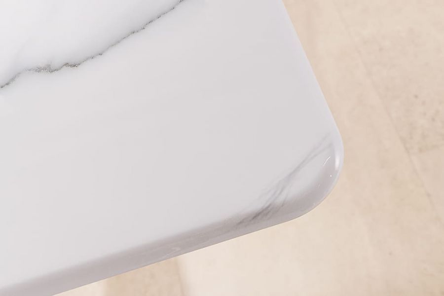 Ława Art Living 130 cm biały marmur - Invicta Interior