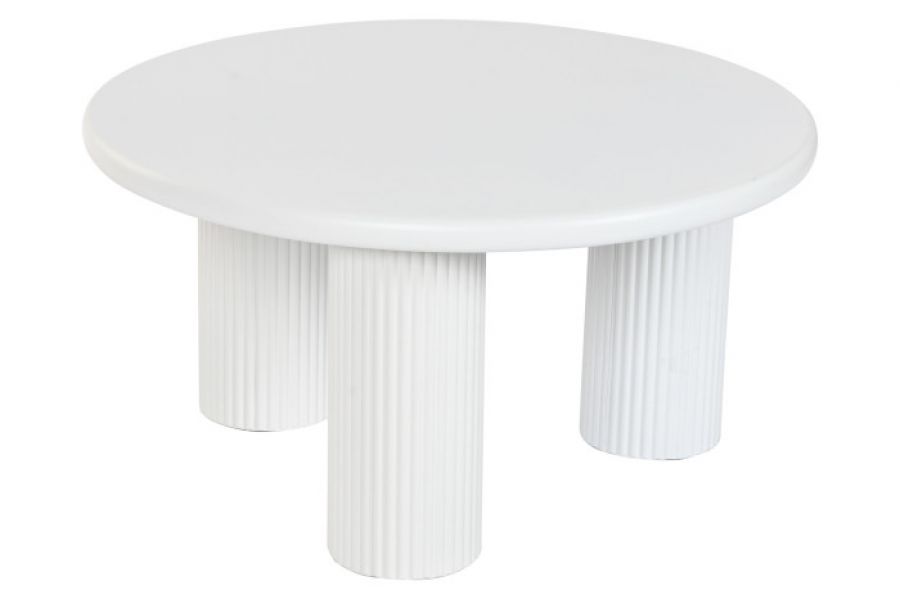 Ława biała okrągła Modern - Item International