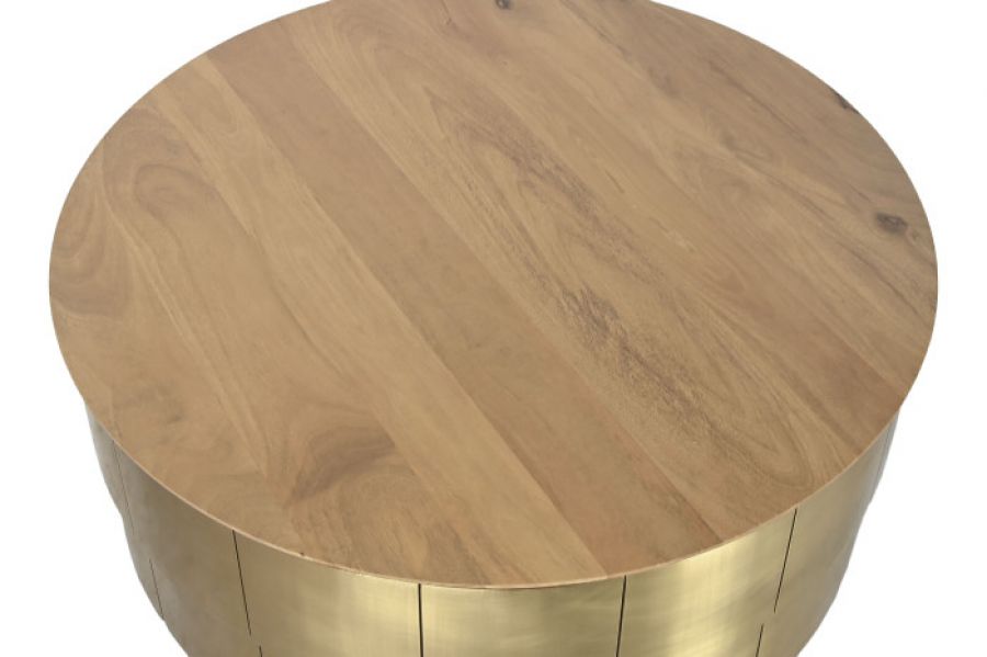 Ława Dorado z drewna mango złota  - Item International