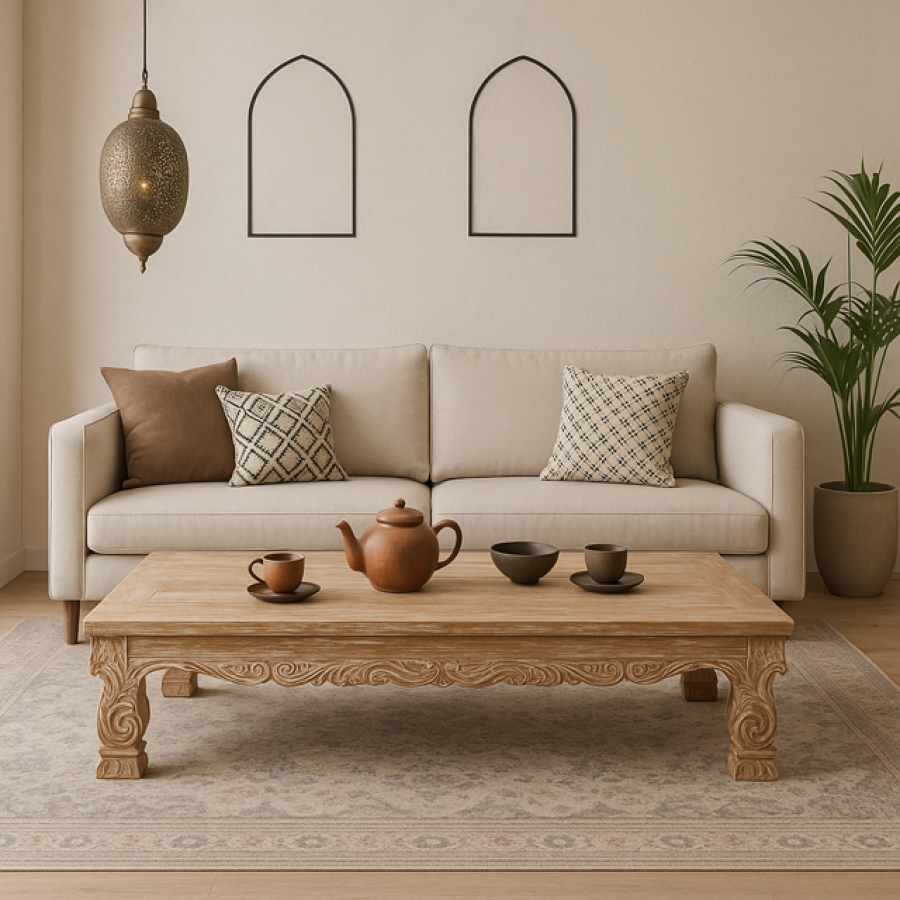 Ława drewniana Oriental 200 cm - Item International