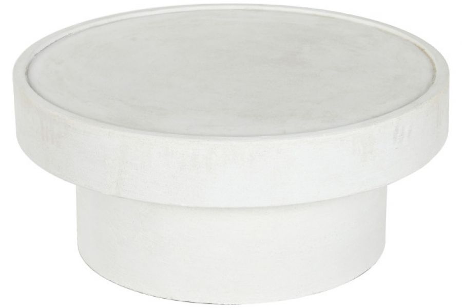 Ława okrągła Cement biała ivory - Item International