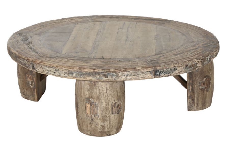 Ława okrągła drewniana Authentico - Item International