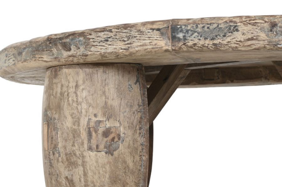 Ława okrągła drewniana Authentico - Item International
