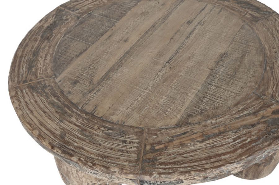 Ława okrągła drewniana Authentico - Item International