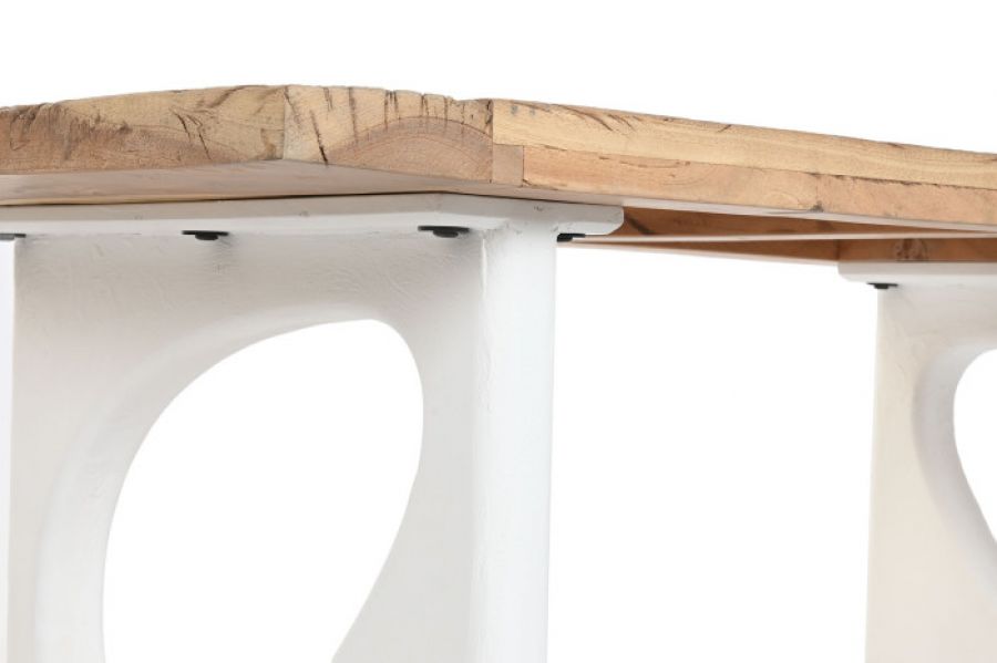 Ława Santorini wood drewniana biała - Item International