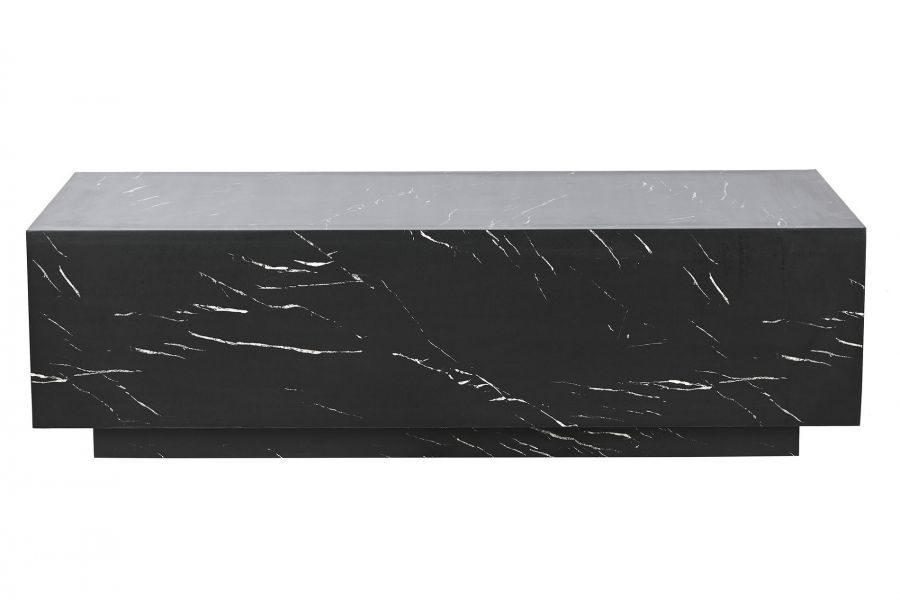 Ława stolik kawowy o wyglądzie marmuru trawertynu 120 cm - Item International