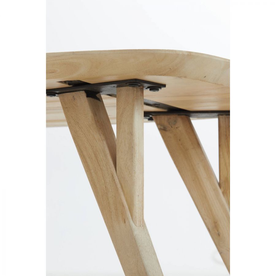 Ława Verona light z drewna mango 120 cm - Light & Living