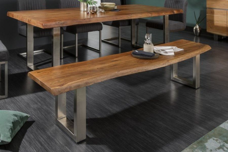 Ławka Mammut drewniana 160 cm  - Invicta Interior