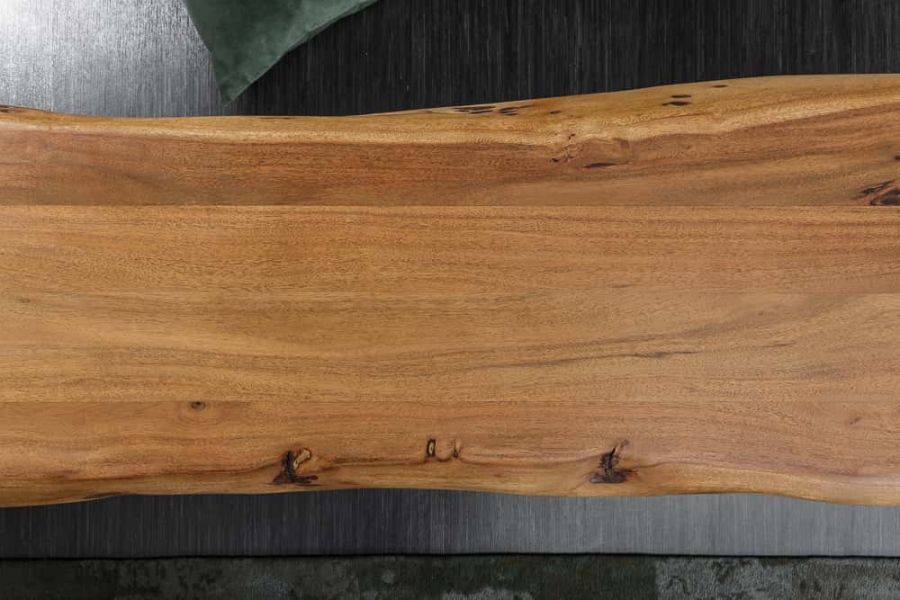 Ławka Mammut X 160cm drewno akacjowe 35mm honey - Invicta Interior